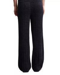 Barefoot Dreams CozyChic Ultra Lite® Cable Knit Ankle Pants in Black