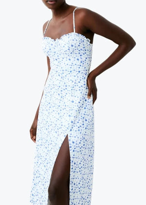 French Connection Camille Echo Crepe Strappy Dress
