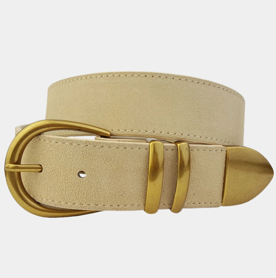 Pierce Suede Leather Belt