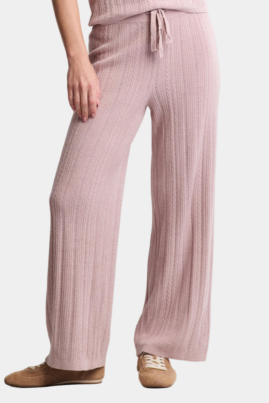 Barefoot Dreams CozyChic® Ultra Lite Crop Pant - Teaberry main image 0