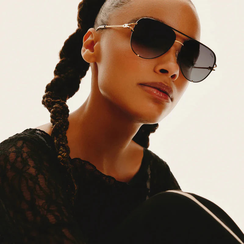 QUAY High Key Twist Aviator Sunglasses - Main Image