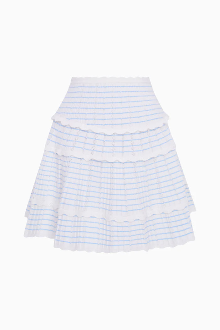 Love Shack Fancy Colella Knit Skirt