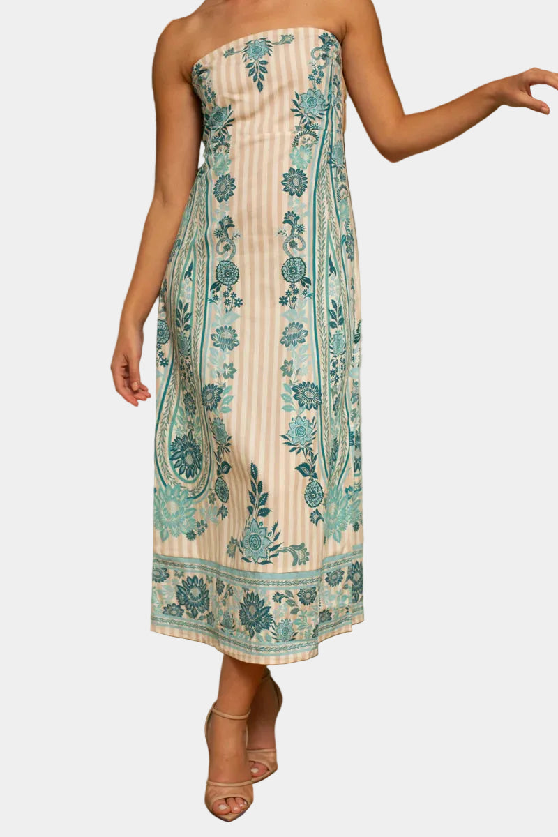 Anna Cate Dalton Midi Dress - XS / Paisley Stripe Anna Cate Dalton Midi Dress - XS / Paisley Stripe