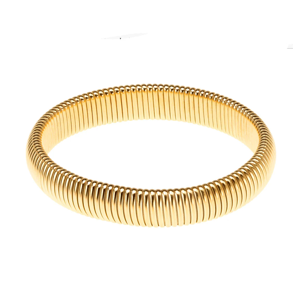 Janis Savitt Triple Cobra Bracelet in Gold