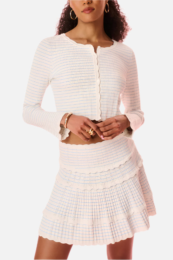 Love Shack Fancy Media Cardigan Top