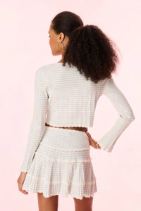 Love Shack Fancy Colella Knit Skirt
