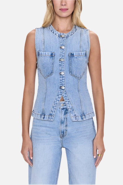 Pistola Gia Fitted Collarless Vest