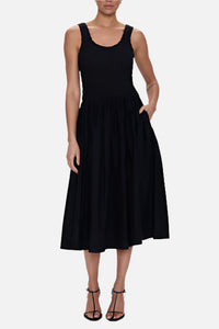 Pistola Alessia Smocked Drop Waist Dress