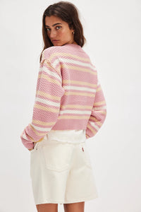Free People Lila Stripe Cardi