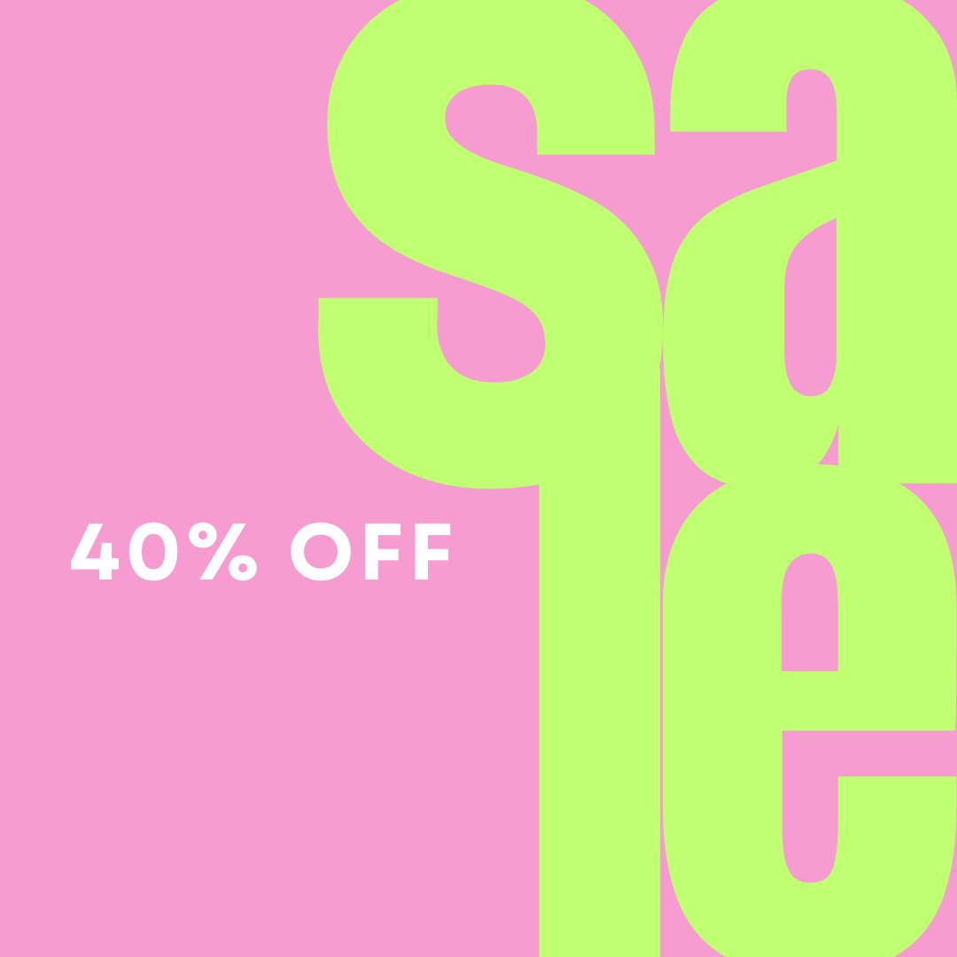 40% OFF SALE