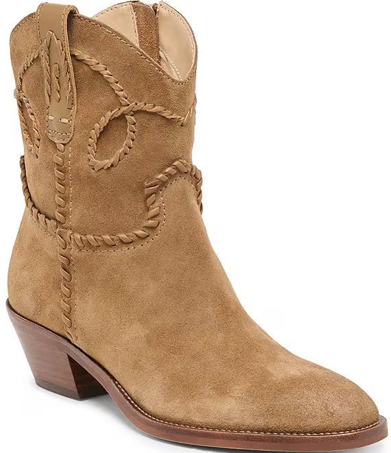 Dolce Vita Rudo Suede Stitching Booties