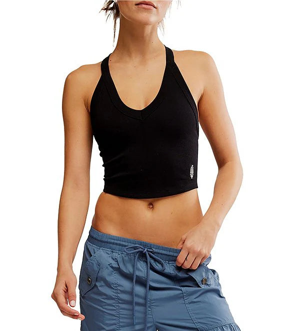 FP Movement All Clear V Neck Cami in Black