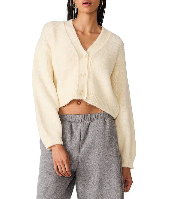 Steve Madden Mica Button Front Sweater