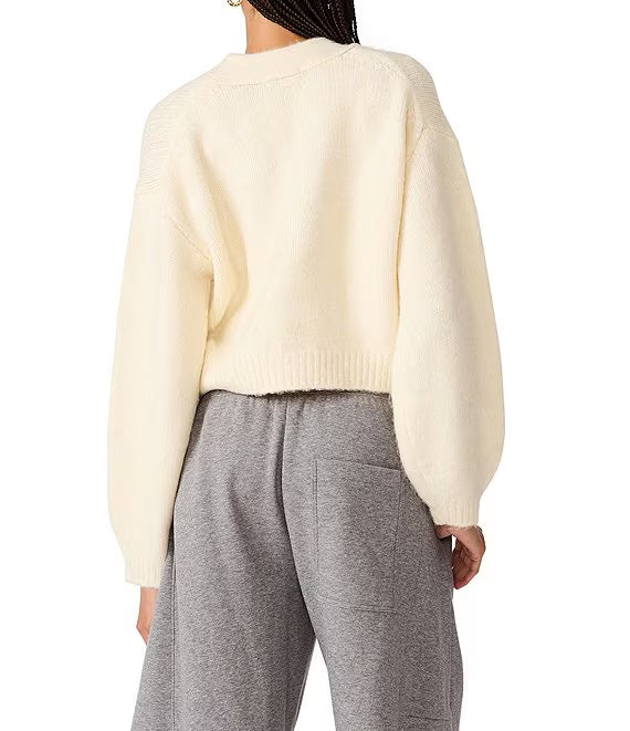 Steve Madden Mica Button Front Sweater