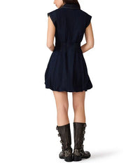 Steve Madden Dyanne Denim Dress in Bijou Blue