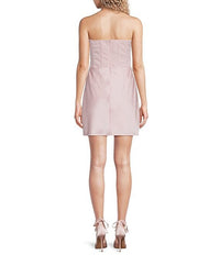 Lulus Tarni Strapless Mini Dress in Light Pink
