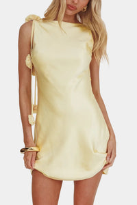 Addie Flower Detail Mini Dress