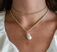 HART Gold Lurex Cord with Baroque Pearl Charm