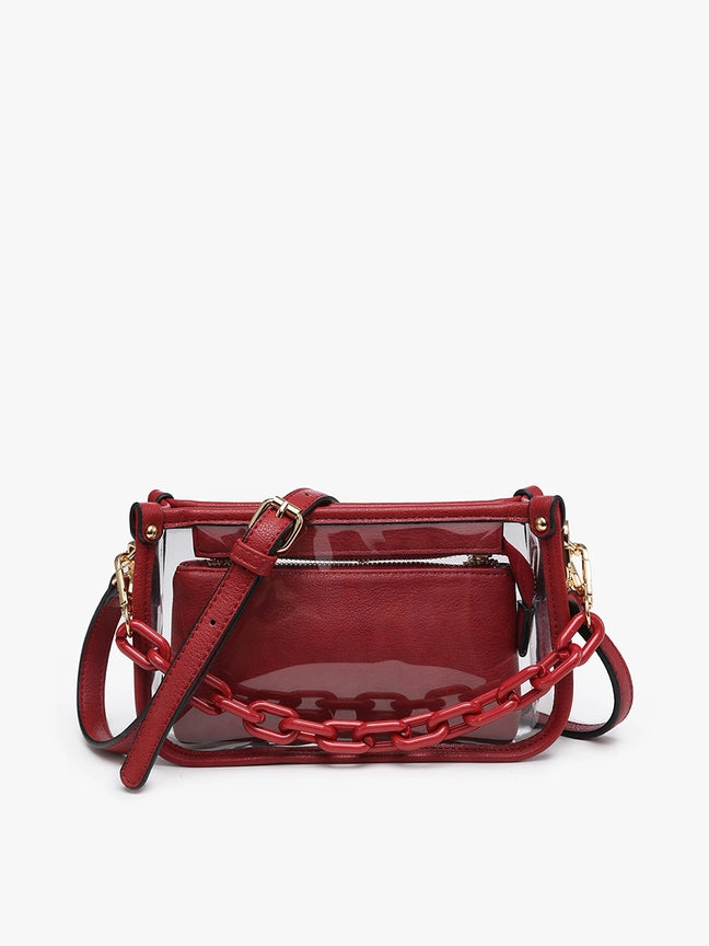 Jessica Clear Crossbody Bag