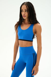 SPLITS59 Maci Airweight Bra in Blue/Indigo