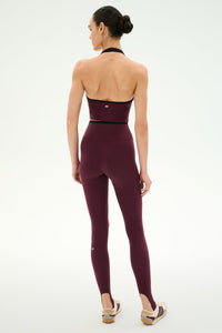 SPLITS59 River Dual Waist Airweight Stirrup in Dark Cherry/Black