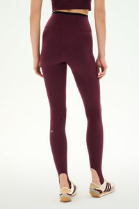 SPLITS59 River Dual Waist Airweight Stirrup in Dark Cherry/Black