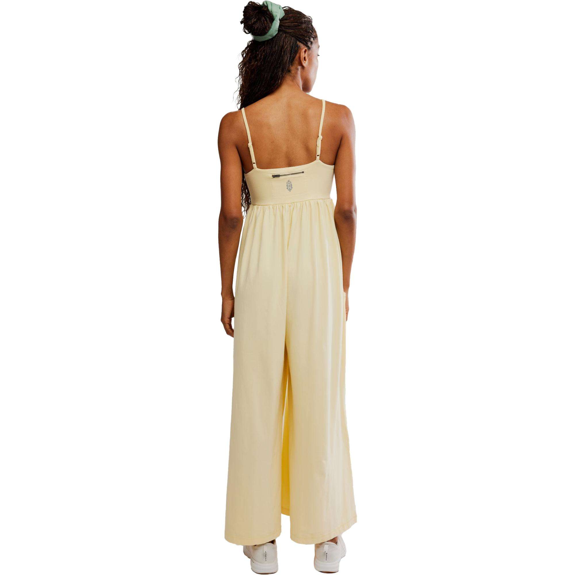 FP Movement Hot Shot Strappy Onesie in Sunlit Yellow