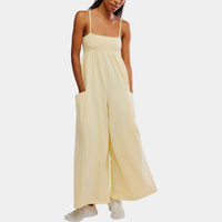 FP Movement Hot Shot Strappy Onesie in Sunlit Yellow