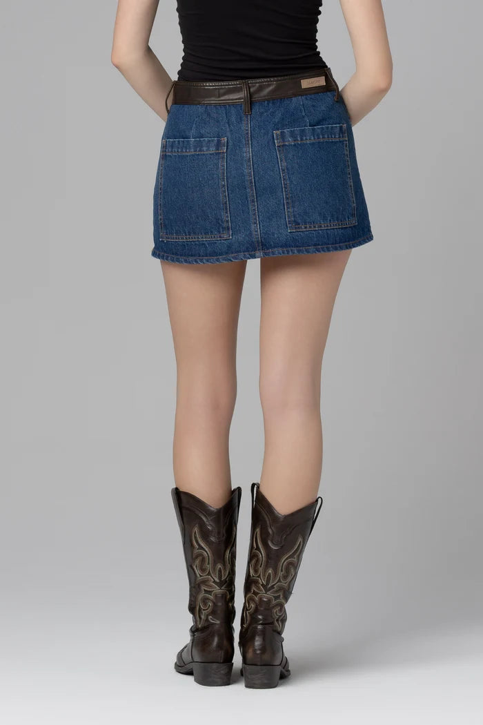 BLANK NYC Smooth Operator Mini Skirt