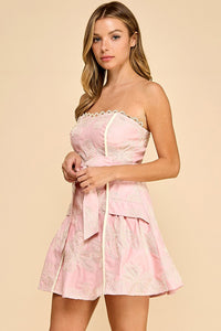 Maeve Embroidered Mini Dress