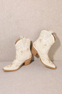 Corral Botanical Embroidered Cowgirl Boots