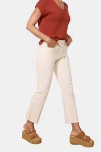 Pistola Lennon High Rise Crop Boot Jeans in Sandstone