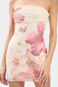 Jasmine Beaded Floral Mini Dress