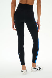 SPLITS59 Ella High Waist Airweight 7/8 Leggings in Black/Blue