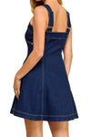Aliyah Corset Denim Mini Dress
