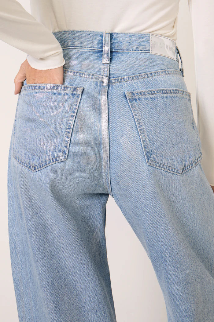Pistola Wes High Rise Sparkle Barrel Jeans