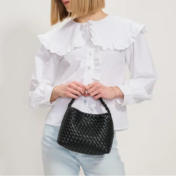 Kaia Woven Crossbody Bag