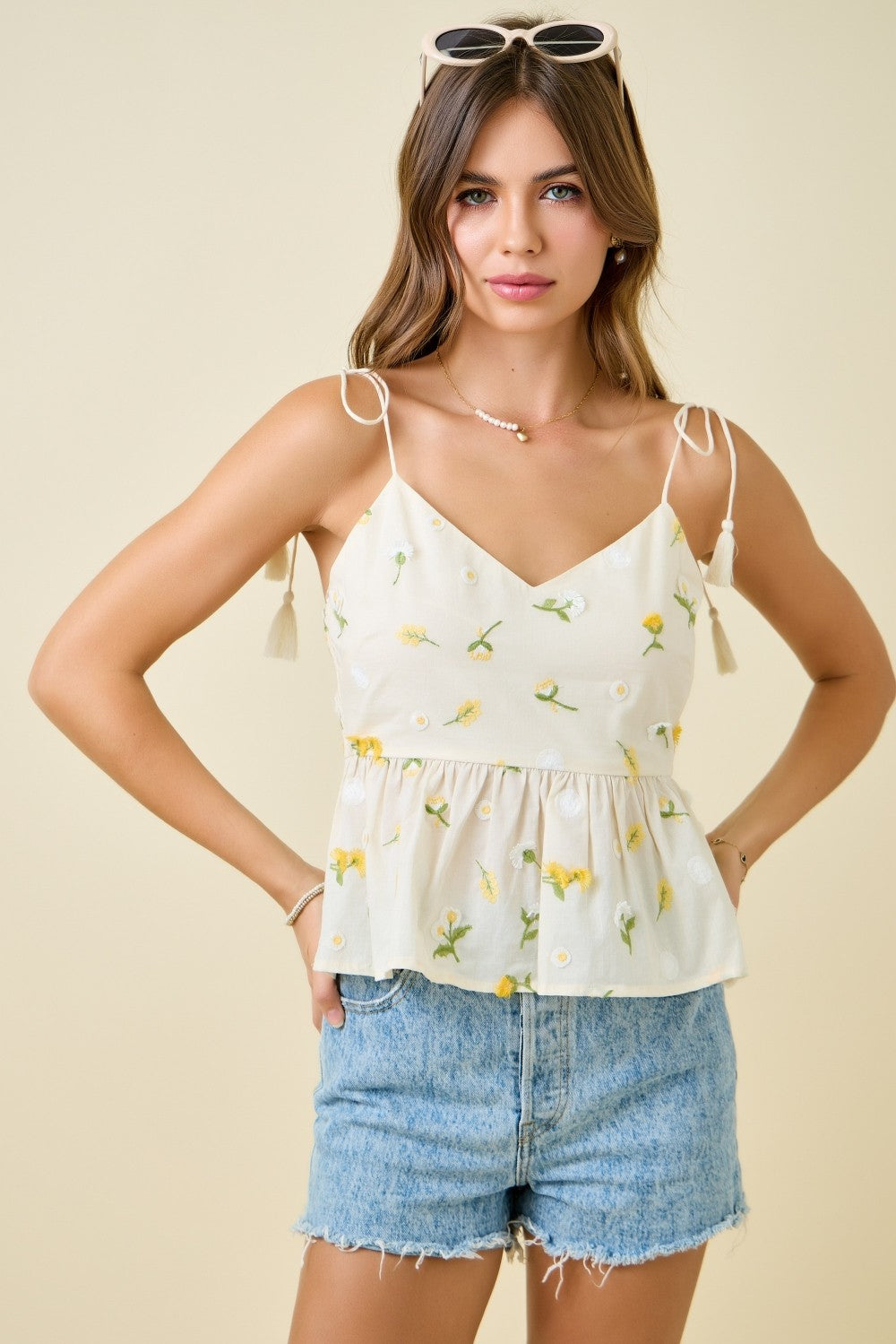 Janey Floral Cami Top