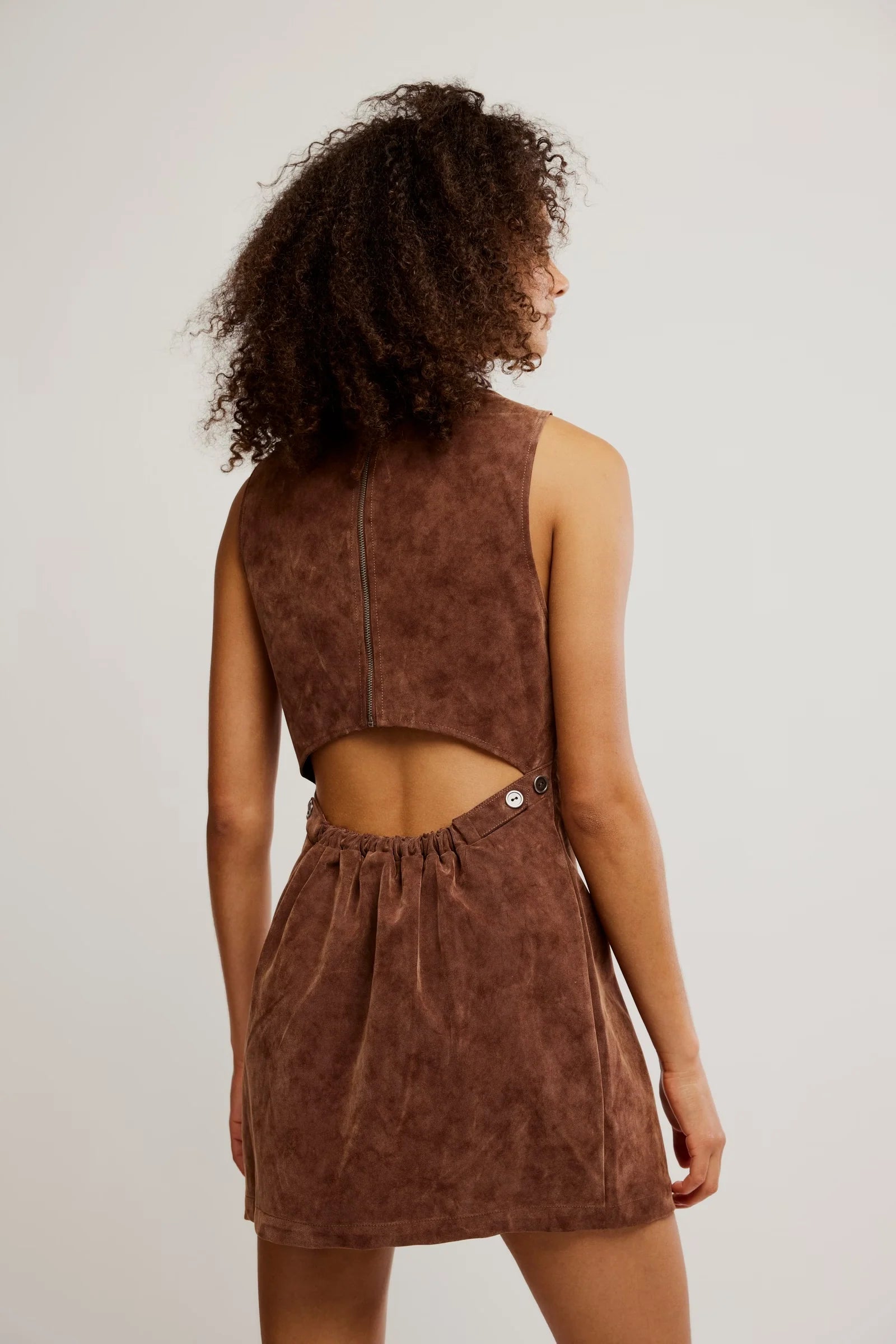 Free People Atlas Suede Mini Dress