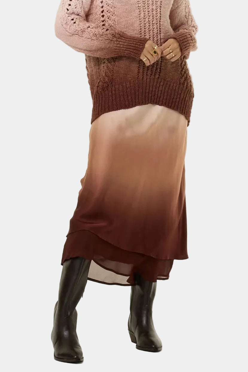 YFB Perrin Layered Midi Skirt