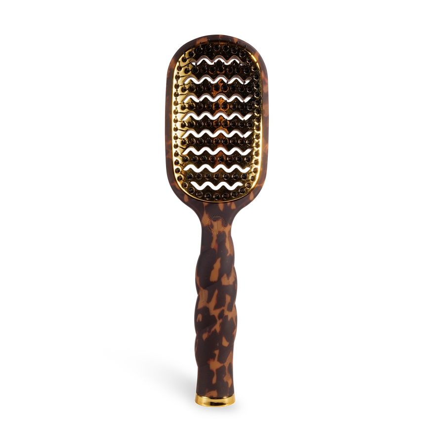 TELETIES Vented Hair Brush in Tortoise