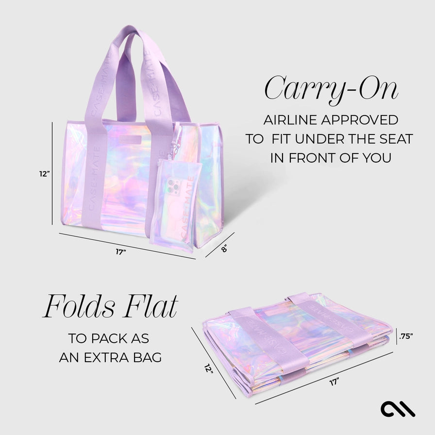 Case-Mate Iridescent Jelly Tote Bag