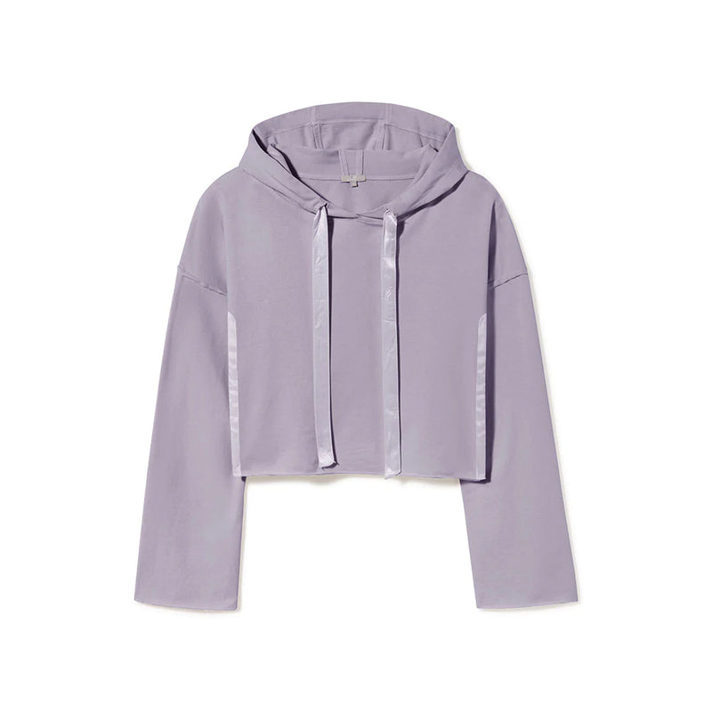 PJ Harlow Bianca French Terry Hoodie in Lavender