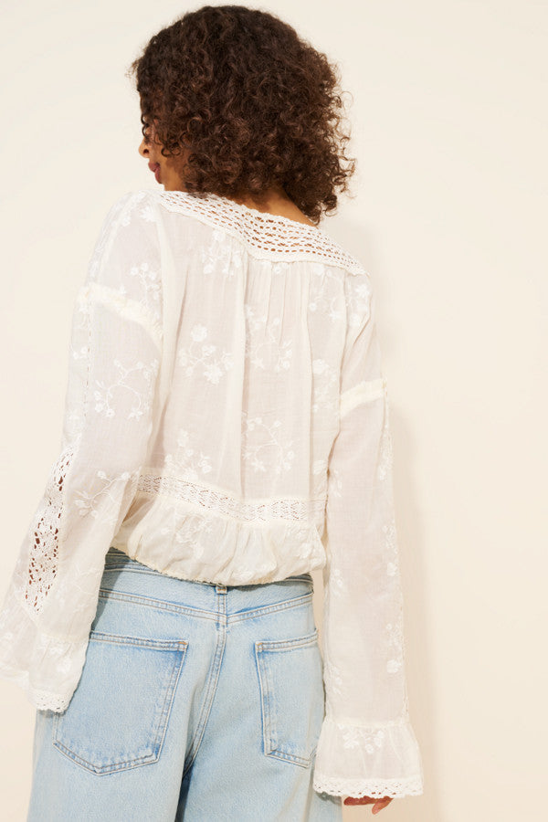 Free People Sweet Love Blouse