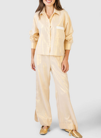 KOCH Jules Pants Sand Shimmer