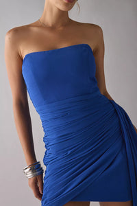 Lulus Mikaela Mini Dress in Royal Blue
