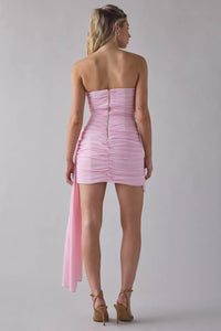 Lulus Mikaela Mini Dress in Light Pink