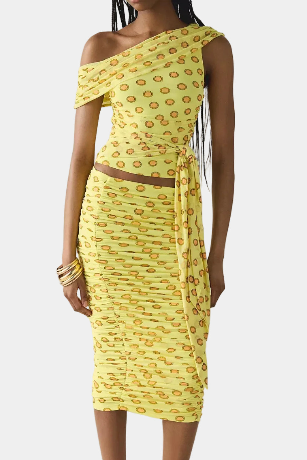 AFRM Noha Midi Skirt