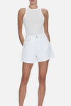 Pistola Saige High Rise A-Line Denim Shorts