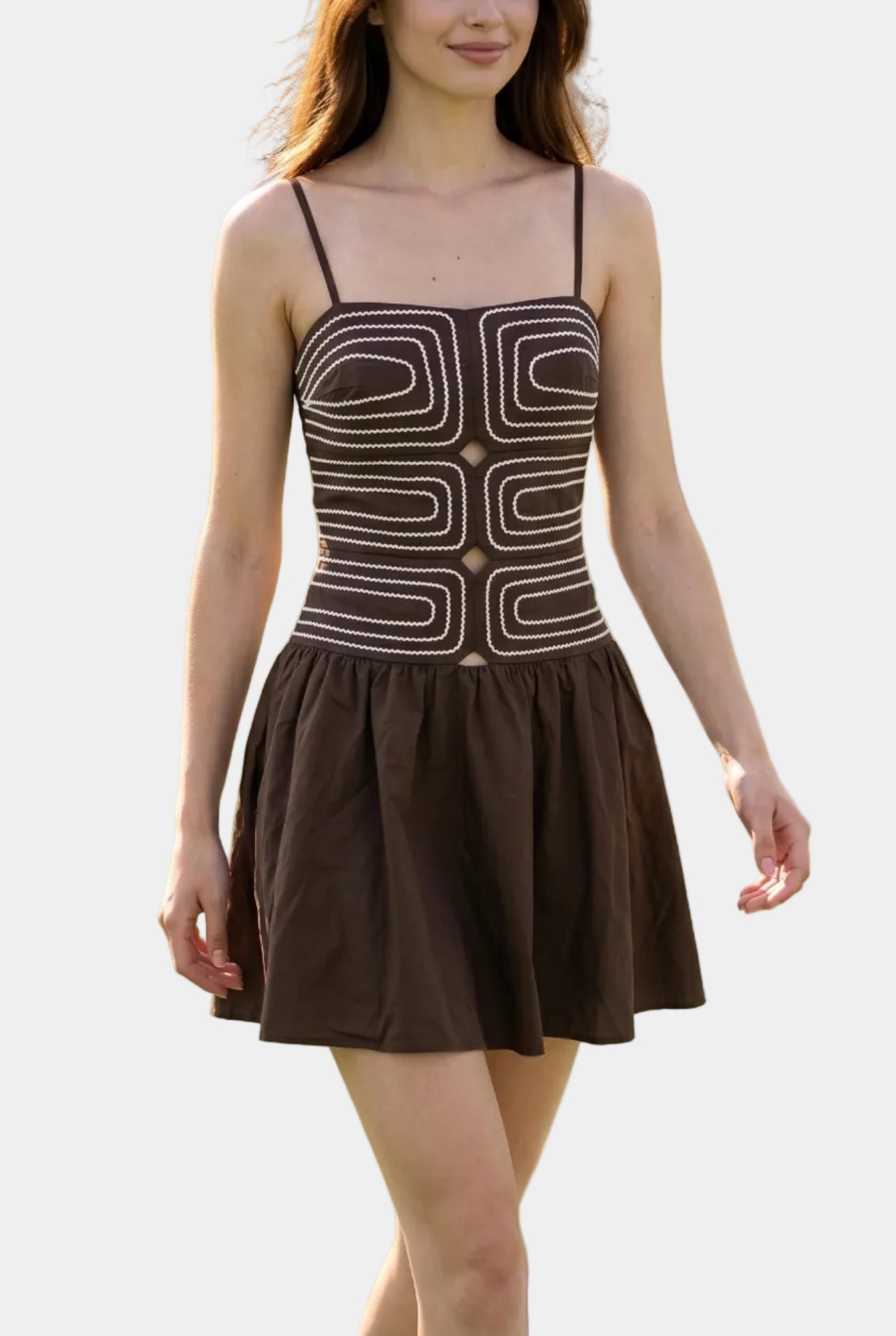 Meena Cutout Detail Mini Dress